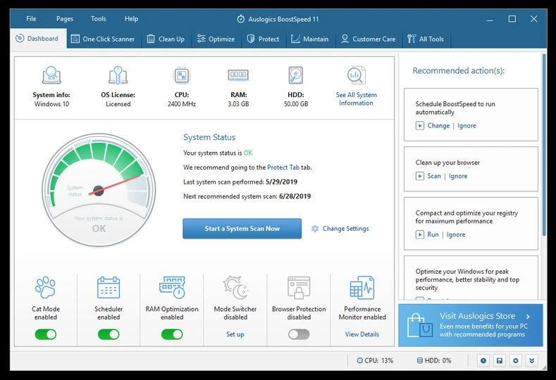 auslogics boostspeed pro crack